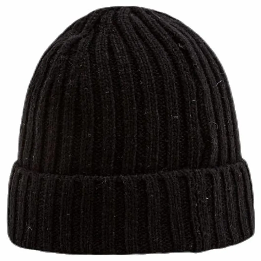 Stockholm Wool Blend Beanie Black
