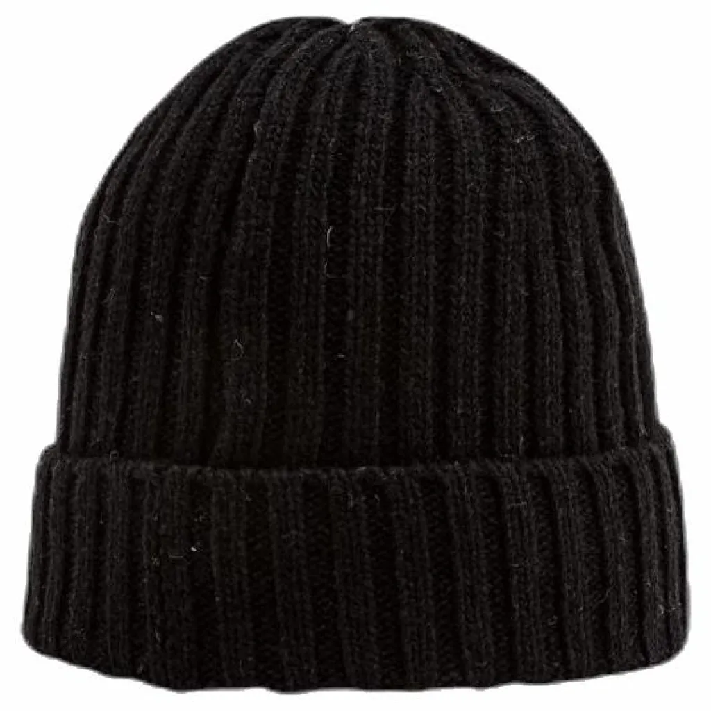 Stockholm Wool Blend Beanie Black