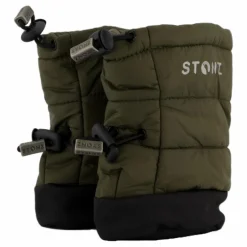Stonz Toddler Puffer Booties Green