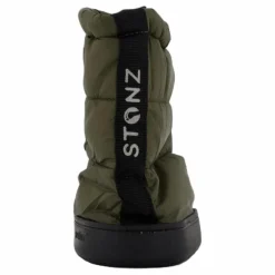 Stonz Toddler Puffer Booties Green