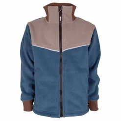 Stormy Jacket, Windfleece Grey/dark Blue