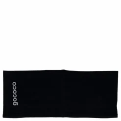 Straight Headband Wool Black