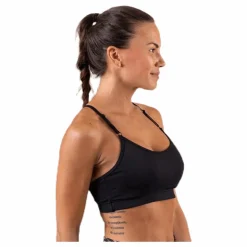 Strappy Sports Bra Black