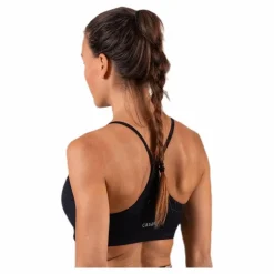 Strappy Sports Bra Black