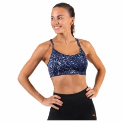 Strappy Sports Bra Blue