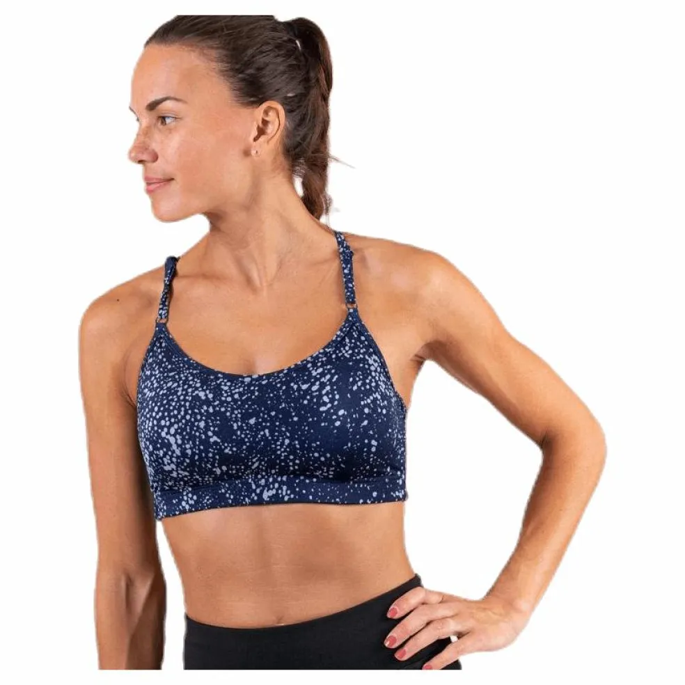 Strappy Sports Bra Blue