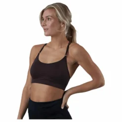 Strappy Sports Bra Brown