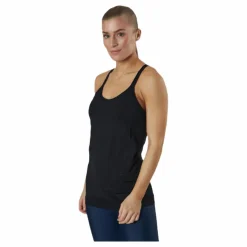 Sun Seamless Tank Top Black