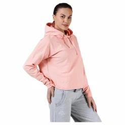 Sweat Hood, Logo Biba Pink