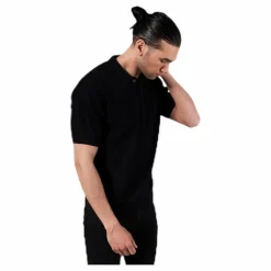 Sweater Short Sleeve Gnesta Black