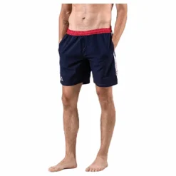 Swim Shorts, Logo Birtec Blue/White/Red