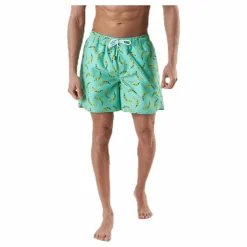 Swim Shorts Sandhamn Bananas Green