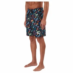 Swim Unisex Loose Fit Shorts 1 Black Combo