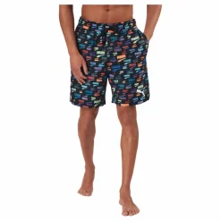 Swim Unisex Loose Fit Shorts 1 Black Combo