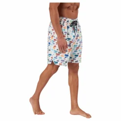 Swim Unisex Loose Fit Shorts 1 White Combo