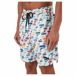 Swim Unisex Loose Fit Shorts 1 White Combo