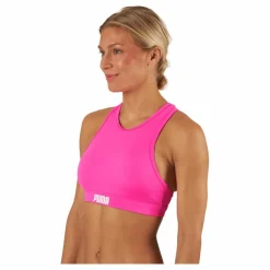 Swim Women Racerback Swim Top  Neon Pink