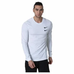 Swoosh Ls Tee White