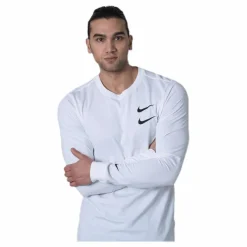 Swoosh Ls Tee White
