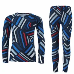 Taitoa Wool/Bamboo Blue/Red