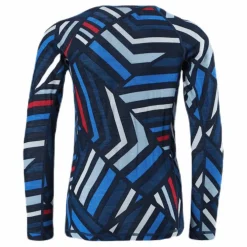 Taitoa Wool/Bamboo Blue/Red