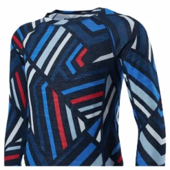 Taitoa Wool/Bamboo Blue/Red