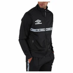 Taped Track Top Black
