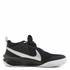 Team Hustle D 10 Big Kids' Basketball Shoes BLACK/METALLIC SILVER-VOLT-WHITE