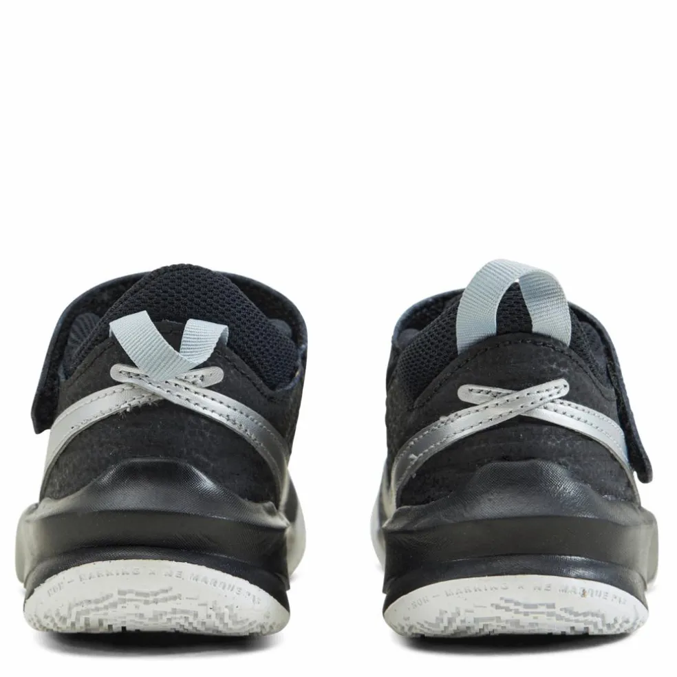 Team Hustle D 10 Little Kids' Shoes BLACK/METALLIC SILVER-VOLT-WHITE