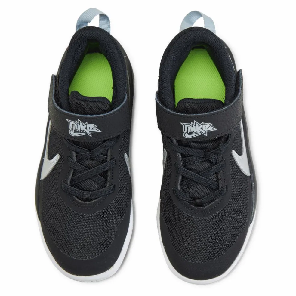 Team Hustle D 10 Little Kids' Shoes BLACK/METALLIC SILVER-VOLT-WHITE