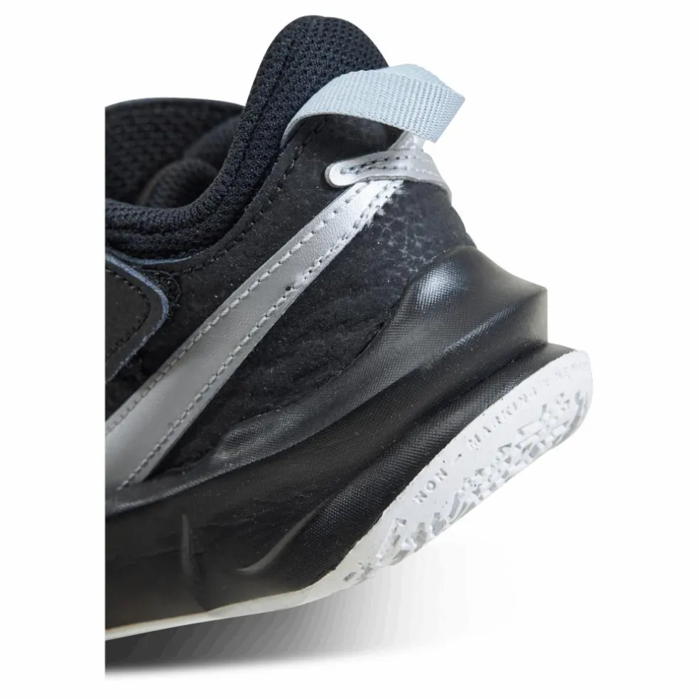 Team Hustle D 10 Little Kids' Shoes BLACK/METALLIC SILVER-VOLT-WHITE
