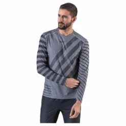 Tech Knit Cool LS Black/Grey