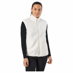 Teddy Pile Vest Off White