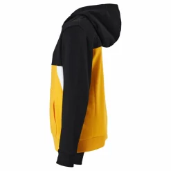 Teens Boys Lupo Blocked Hoody Black-saffron-bright White