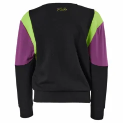 Teens Girls Samia Cropped Bloc Black-hyacinth Violet-love Bir