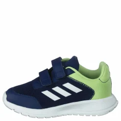 Tensaur Run Shoes Dark Blue / Core White / Pulse Lime