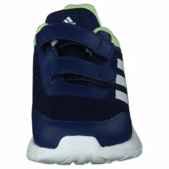 Tensaur Run Shoes Dark Blue / Core White / Pulse Lime