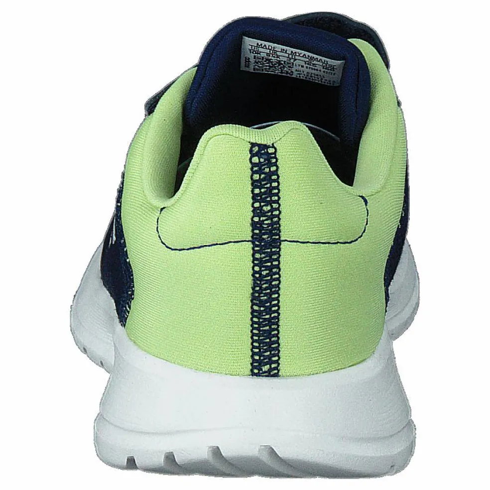Tensaur Run Shoes Dark Blue / Core White / Pulse Lime