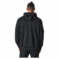 Therma-FIT Men's Full-Zip Fitness Hoodie BLACK/BLACK/WHITE