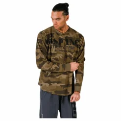 Thermal gym sweater Patterned/Green