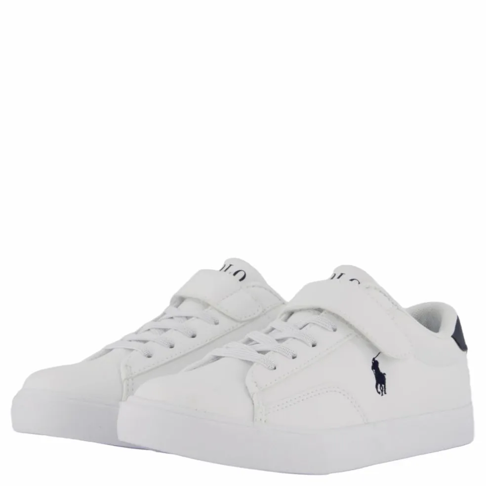 Theron V Ps White Smooth Pu/navy W/ Navy P