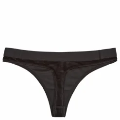 Thong Velour Black