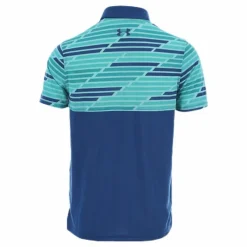 Threadborne Blocked Polo Blue/Patterned