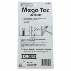 Tourna Mega Tac 3-pack Black