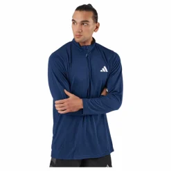 Train Essentials Seasonal Training 1/4-Zip Long Sleeve Sweatshirt Dark Blue