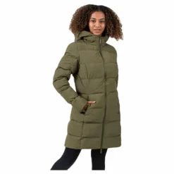 Transit Insulation Longline Jacket Green