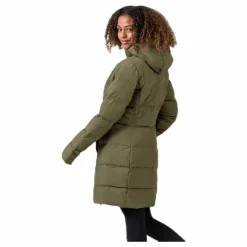 Transit Insulation Longline Jacket Green