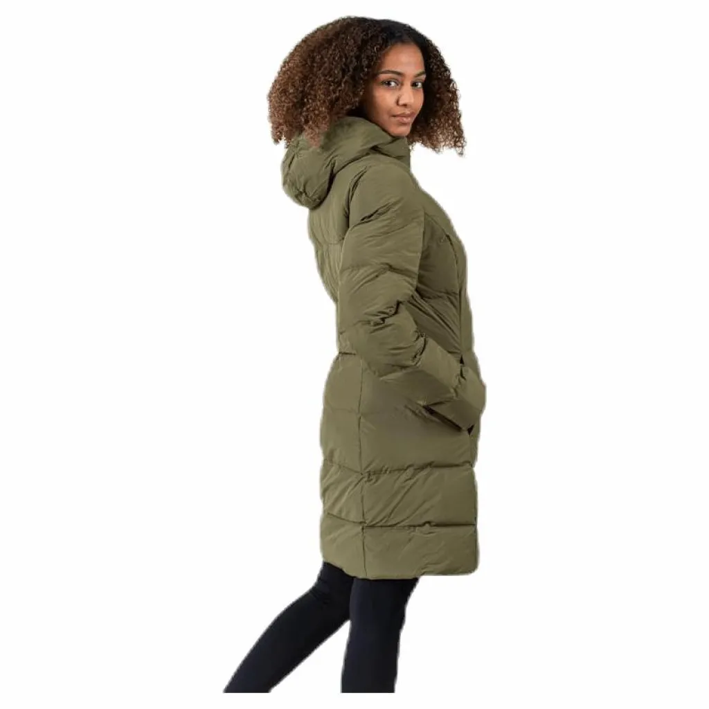 Transit Insulation Longline Jacket Green