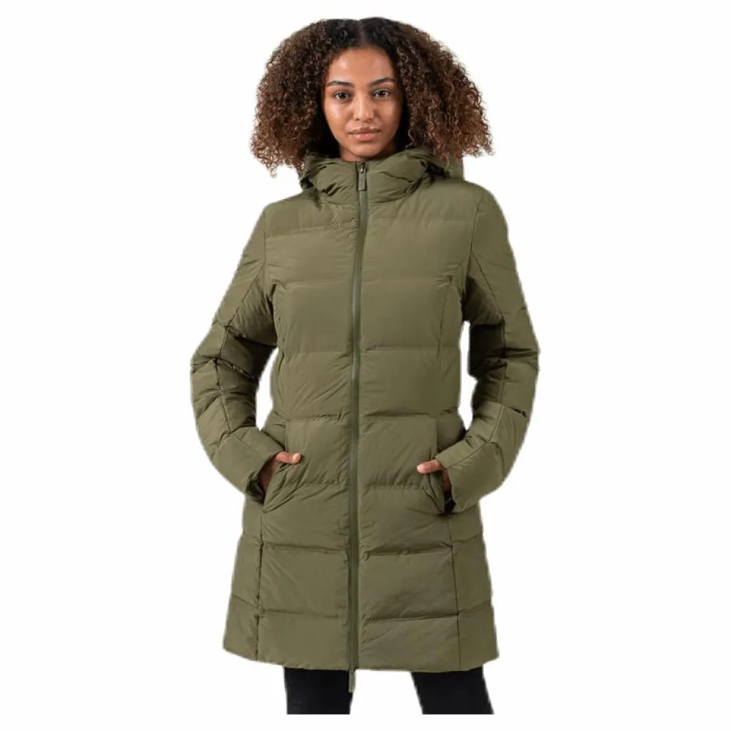 Transit Insulation Longline Jacket Green