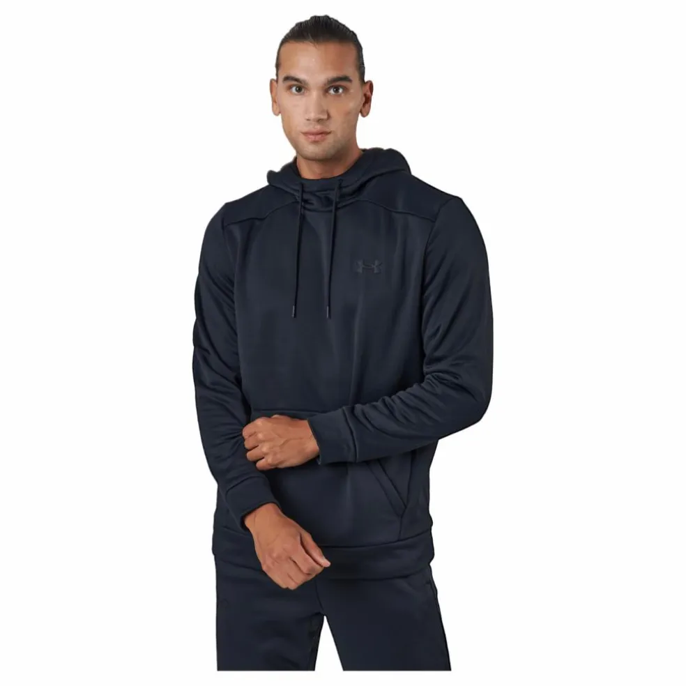 Ua Armour Fleece Hoodie Black